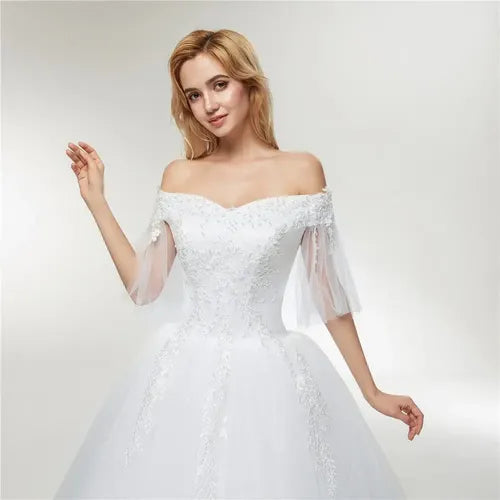 Vestido De Novia Marfil Ivory Princesa Nf 03