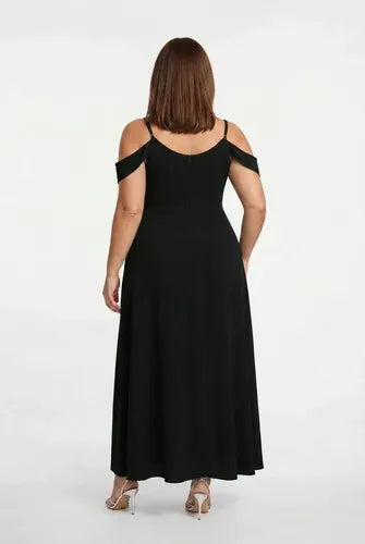 Vestido largo dama de honor talla grande
