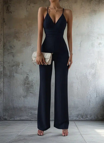 Entero Jumpsuit Mono Fiesta Espalda Descubierta El 105