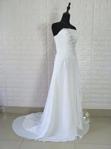 Vestido De Novia Strapless Corset Nm 01