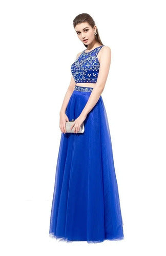 Vestido Fiesta Crop Top Falda Ep 302