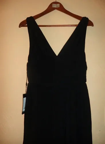 Vestido Fiesta Gasa Escote V Graduación Matrimonio Ep 07