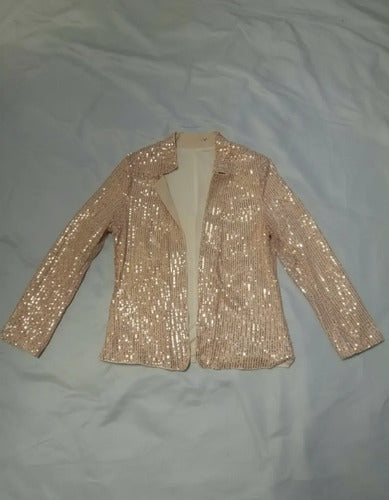Bolero Blazer Tapado Fiesta Lentejuelas Bb 02
