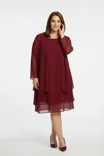 Conjunto 2 piezas midi de fiesta talla grande
