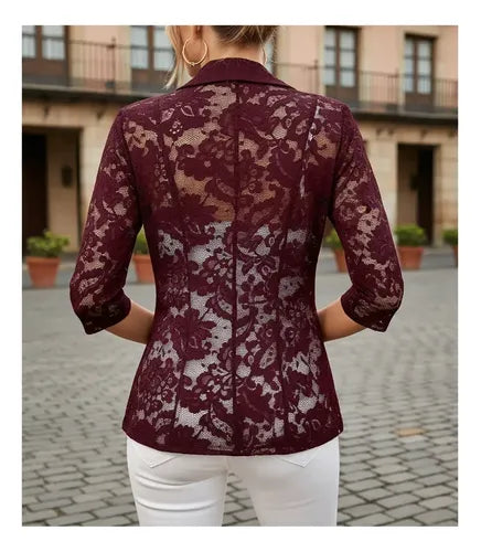 Blazer Bolero con Encaje - vista 46