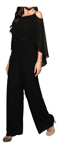 Entero Jumpsuit Mono Fiesta El 228 Negro S