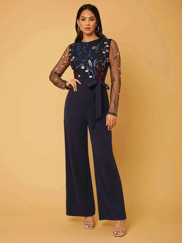 Entero Jumpsuit Mono Fiesta Bordado El 165