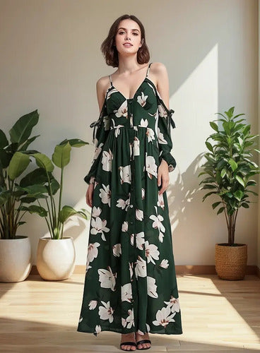 Vestido Fiesta Playa Floral Ep 116