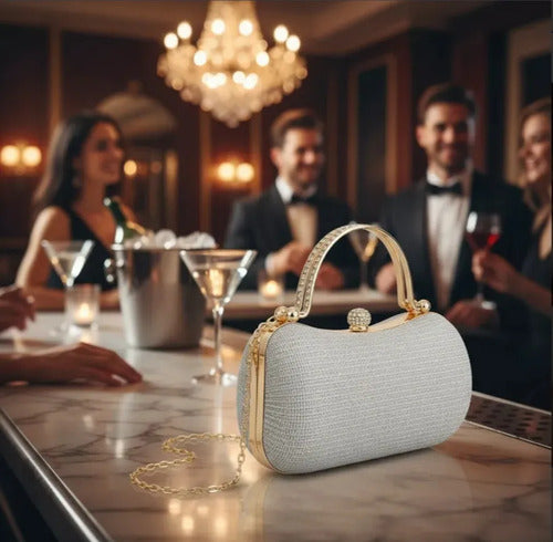 Cartera Fiesta Coctel Día Noche Clutch Mano Ct 11