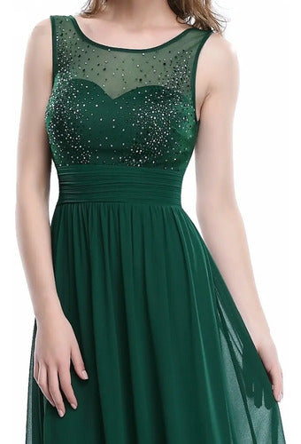 Vestido De Fiesta Largo Gasa Ep 91