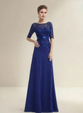 Vestido Largo Azul Fiesta Ep 90 Azul 6