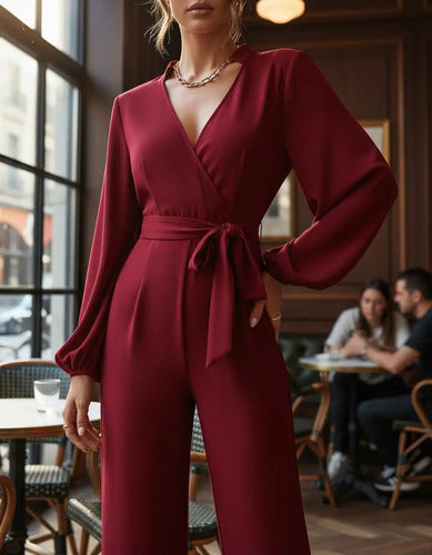 Entero Jumpsuit Mono Manga Larga El 159