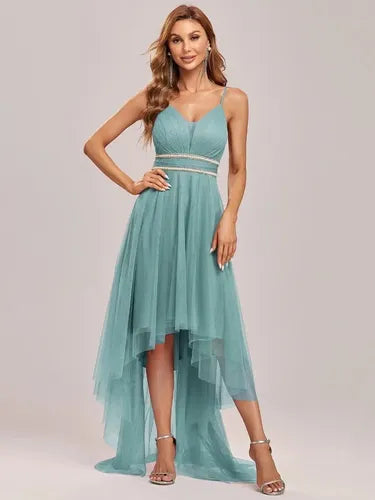 Vestidos Mullet Fiesta Graduaciones Tirantes Tul  Ep 56c