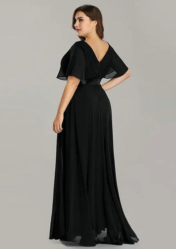 Vestido Fiesta Largo Graduación Talla Grande Ep 16