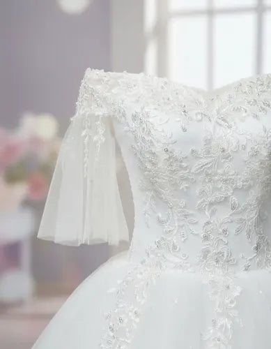 Vestido De Novia Marfil Ivory Princesa Nf 03