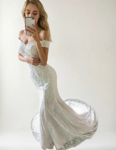 Vestido Novia Marfil Sirena Corset Delpilar Np 06