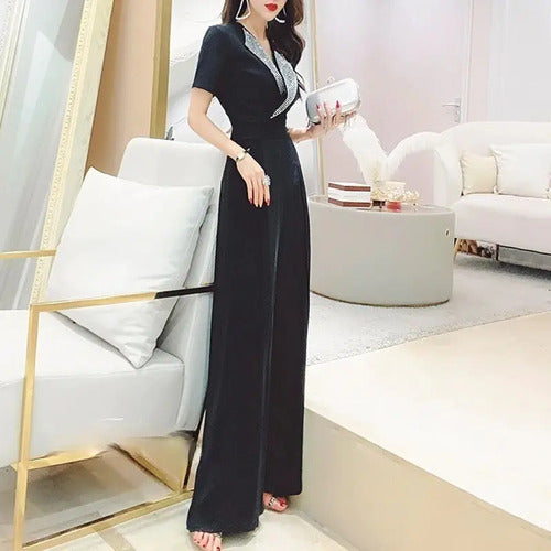 Entero Jumpsuit Enterito Mono Fiesta Lentejuelas El 50