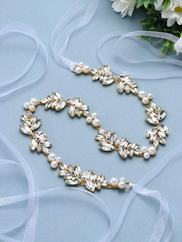 Cinturón Cinturones De Novia Con Diseño Nuevos Cn 01 Blanco Única