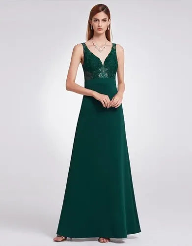 Vestido Fiesta Largo Graduación Ep 125 Verde 8