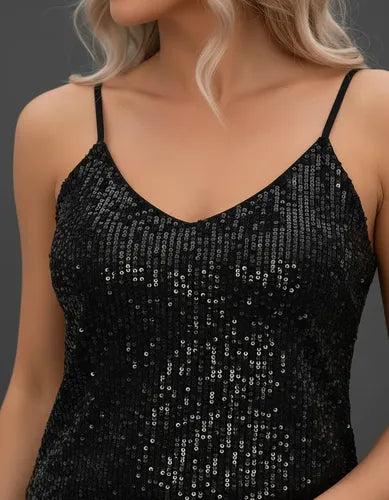 Blusa con lentejuelas de fiesta - vista 37