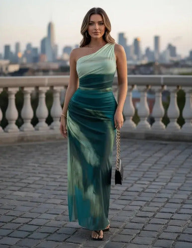 Vestido asimétrico de graduación - vista 21