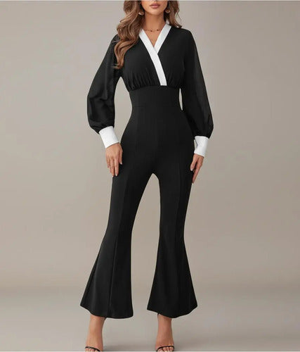 Entero Jumpsuit Mono Fiesta Enterito  El 216 Negro S