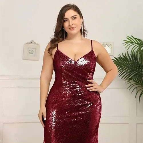 Vestido Fiesta Lentejuelas Matrimonio Talla Ep 137