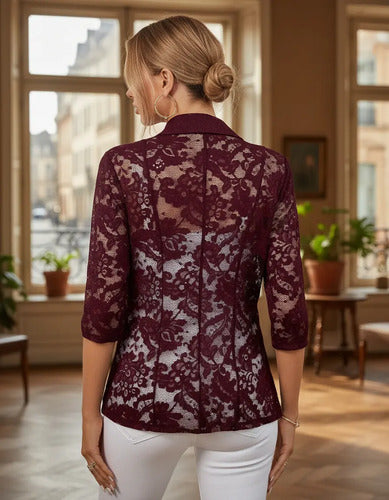 Blazer Bolero con Encaje - vista 43