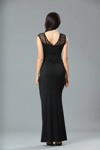 Vestido Mujer Largo Ajustado  Va 132