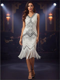 Vestido De Baile Retro Gatsby, Años 20 Charleston  Va 633