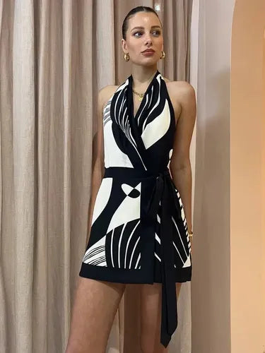 Vestido Fiesta Tirantes Cruzado Espalda Descubierta Va 466