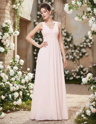 Vestido Fiesta Largo Gasa Ep 146