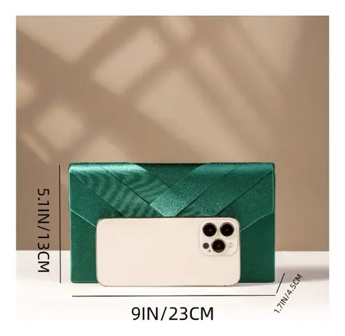 Cartera Fiesta Coctel Día Noche Clutch Mano Ct 07
