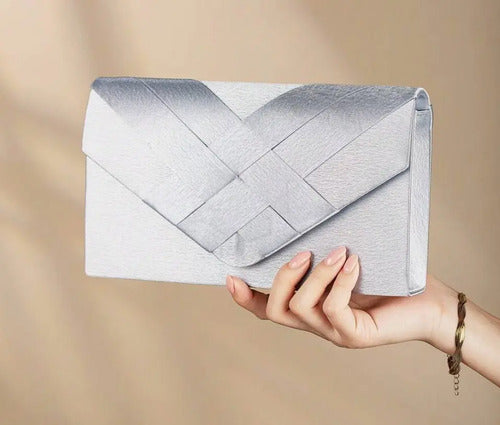 Cartera Fiesta Coctel Día Noche Clutch Mano Ct 07