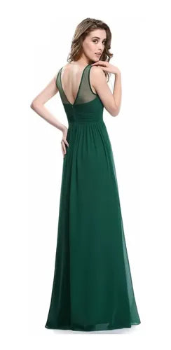 Vestido De Fiesta Largo Gasa Ep 91