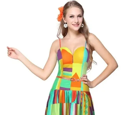 Vestidos Fiesta Más Corto Adelante  Modelo Ep 15 Amarillo 8