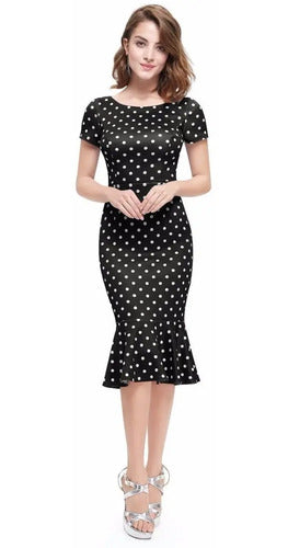 Vestido Ajustado Bodycon Sirena  Ep 41c Negro M