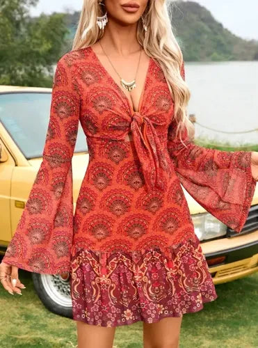 Vestido bohemio - vista 8