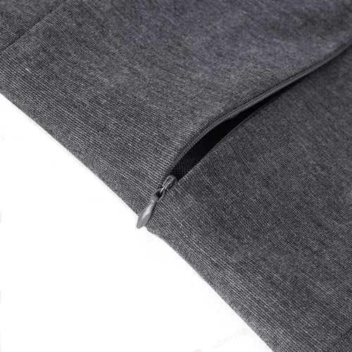 Vestido Formal Oficina Coctel Gris Va 367