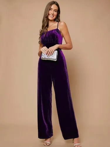 Entero Jumpsuit Mono Terciopelo Fiesta  El 72