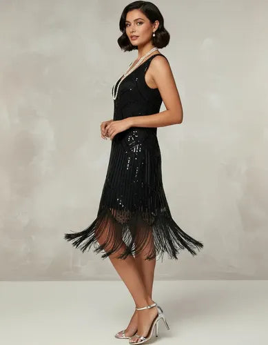 Vestido Fiesta Baile Retro Años 20 Charlestón Gatsby Va 615