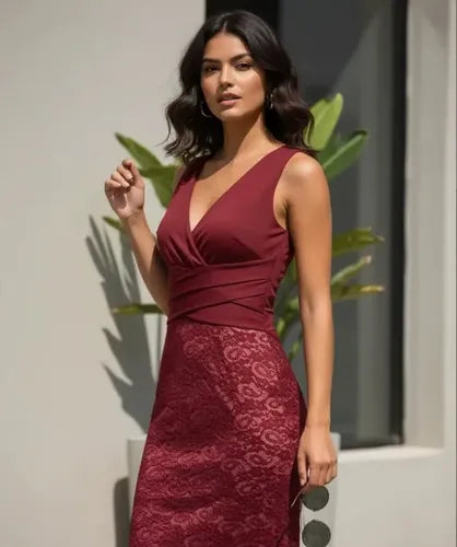 Vestido Bodycon Ajustado Gk 36