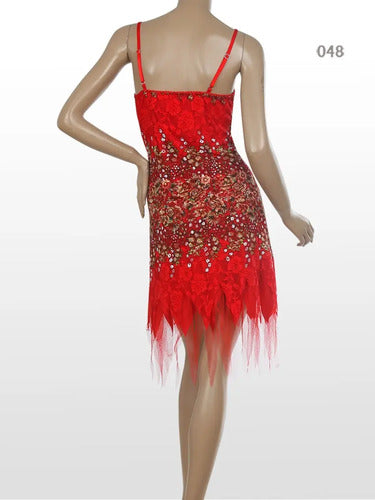 Vestido Fiestas Graduación Cóctel Ep 42 Rojo 10
