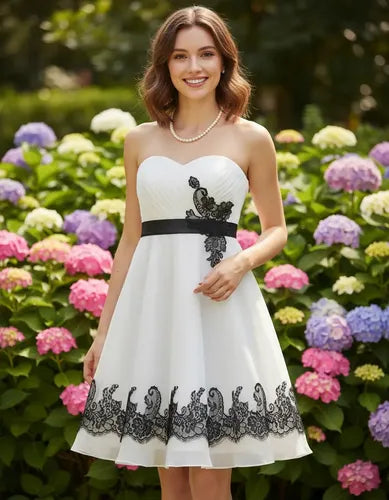 Vestidos Fiesta Cóctel Novia Ep 46c Blanco 10