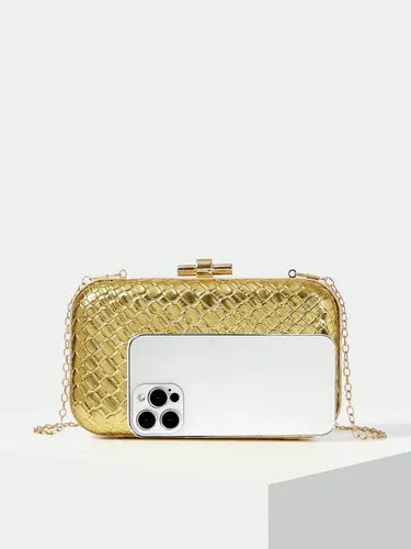 Cartera Brillos Fiesta Coctel Día Noche Clutch Mano Ct 05