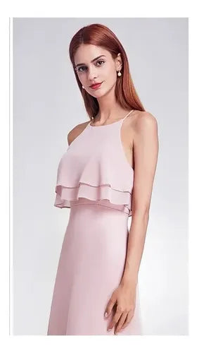 Vestido Fiesta Largo Graduación Matrimonio Ep 84 Rosa 6
