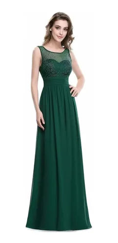 Vestido De Fiesta Largo Gasa Ep 91
