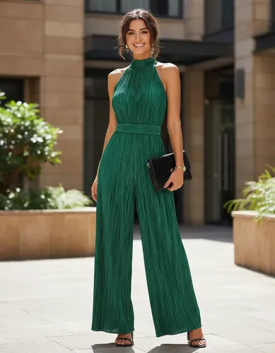 Jumpsuit escote halter de fiesta · EL 205 - vista 50