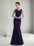 Vestido Fiesta Largo Morado Gasa Ep 68 Violeta 8