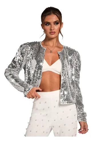 Blazer Manga Larga Tapado Bolero Bb 33